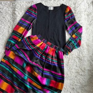 Setiage vintage 2 piece skirt and top